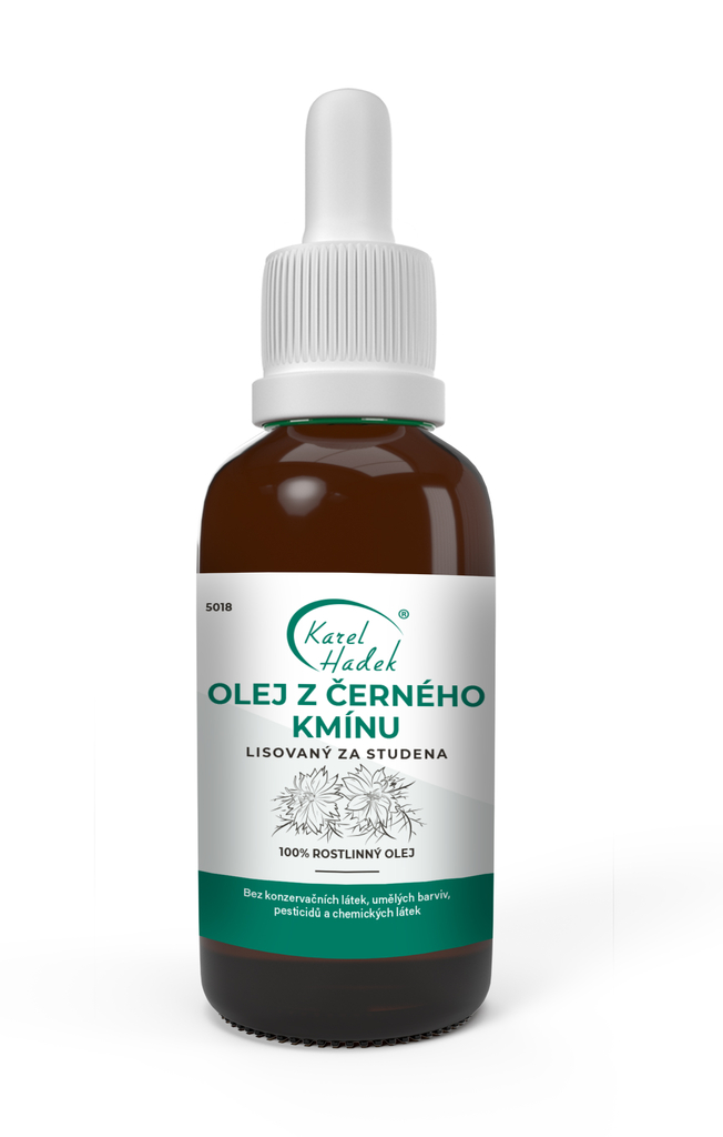 Za studena lisovaný OLEJ Z ČERNÉHO KMÍNU - 30 ml
