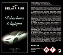 Autoparfém REBARBORA & KAJEPUT - 30 ml