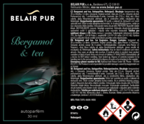 Autoparfém ČAJ & BERGAMOT - 30 ml