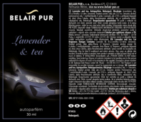 Autoparfém ČAJ & LEVANDULE - 30 ml