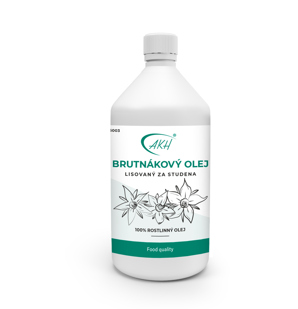 Za studena lisovaný BRUTNÁKOVÝ OLEJ - 215 ml