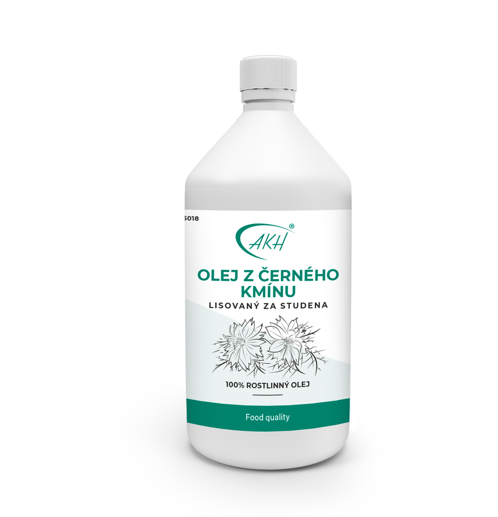 Za studena lisovaný OLEJ Z ČERNÉHO KMÍNU - 215 ml
