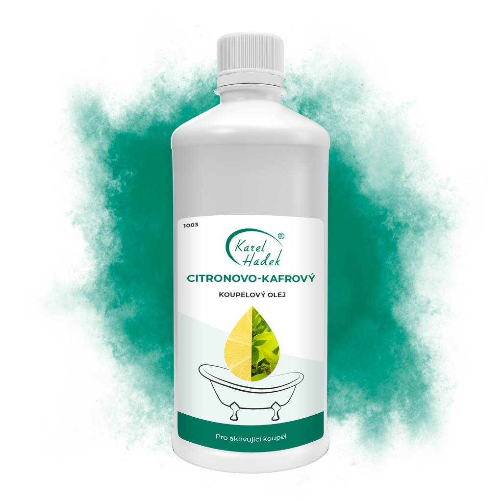Koupelový olej CITRONOVO-KAFROVÝ - 1000 ml