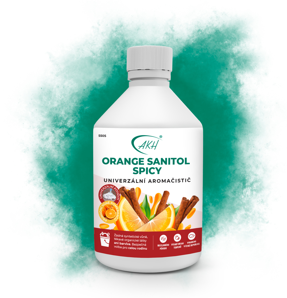 Univerzální aroma čistič ORANGE SANITOL SPICY