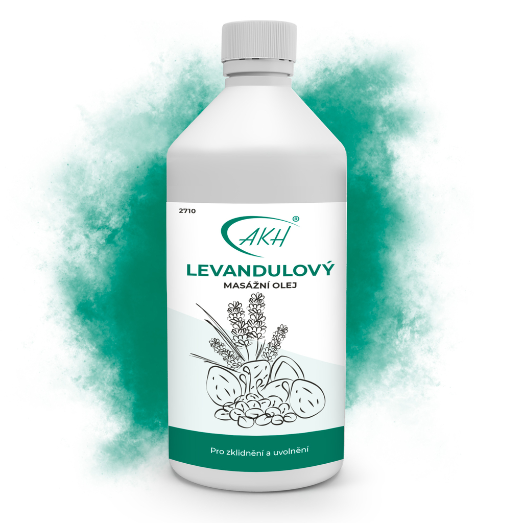 Masážní olej LEVANDULOVÝ - 1000 ml