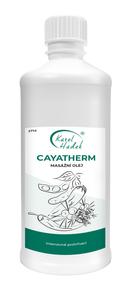 Masážní olej CAYATHERM - 1000 ml