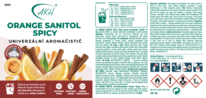 Univerzální aroma čistič ORANGE SANITOL SPICY