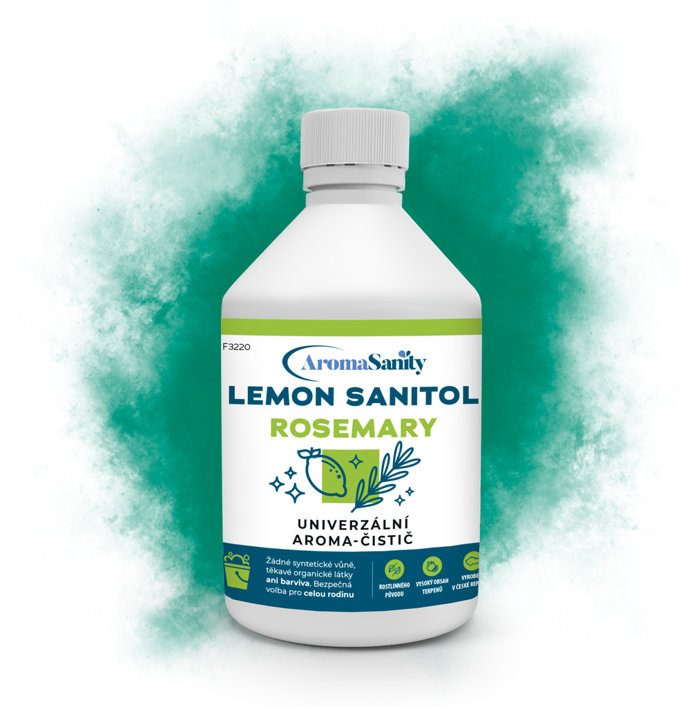 Univerzální aroma čistič LEMON SANITOL ROSEMARY 500 ml