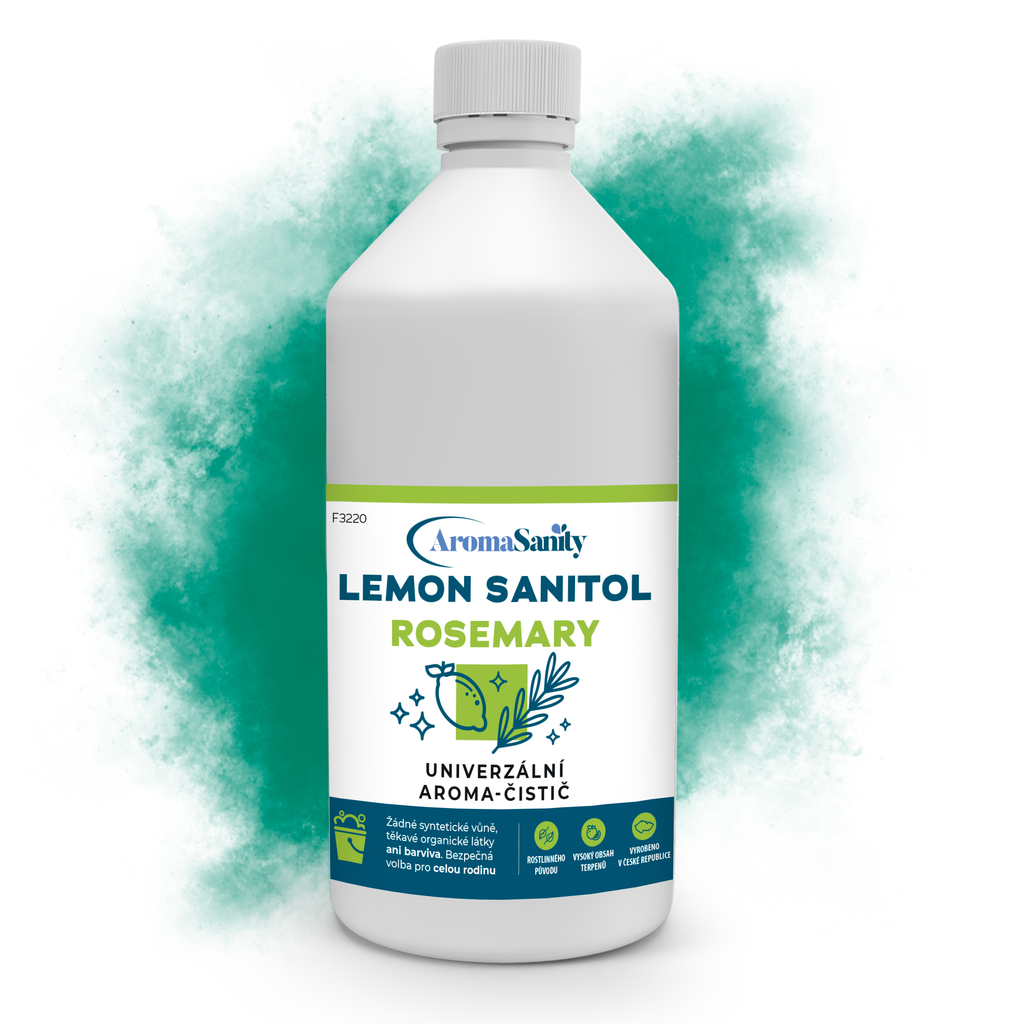 Univerzální aroma čistič LEMON SANITOL ROSEMARY 1000 ml
