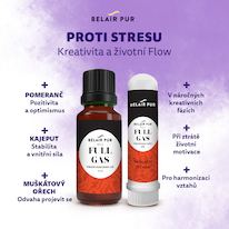 Směs esenciálních olejů FULL GAS pro tvořivost a radost - 10 ml