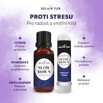 Směs esenciálních olejů SLOW DOWN pro radost a vnitřní klid - 10 ml