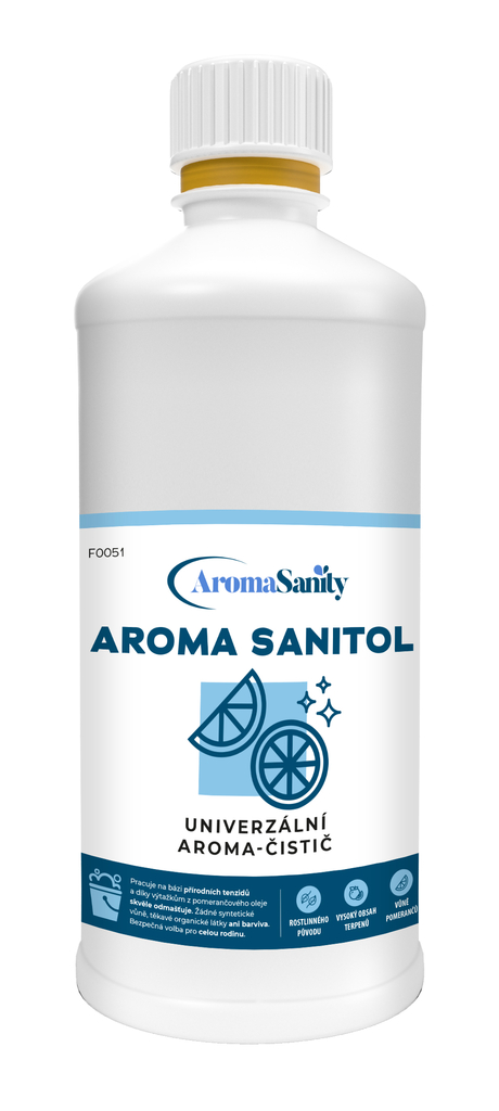 Pomerančový aroma-čistič AROMA SANITOL 1000 ml