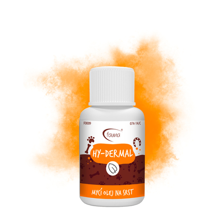 Mycí olej HY-DERMAL na srst a citlivou pokožku 20 ml