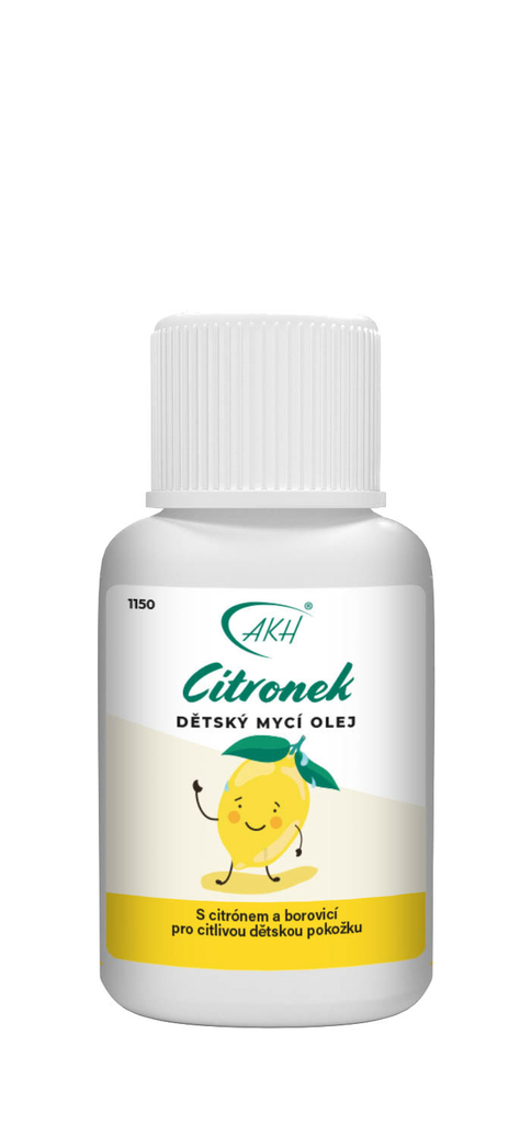 Dětský mycí olej CITRONEK - 20 ml