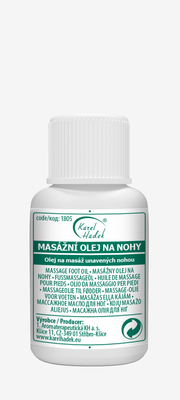 MASÁŽNÍ OLEJ NA NOHY 20 ml