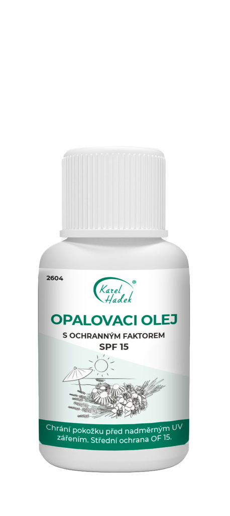 OPALOVACÍ OLEJ SPF 15 - 20 ml
