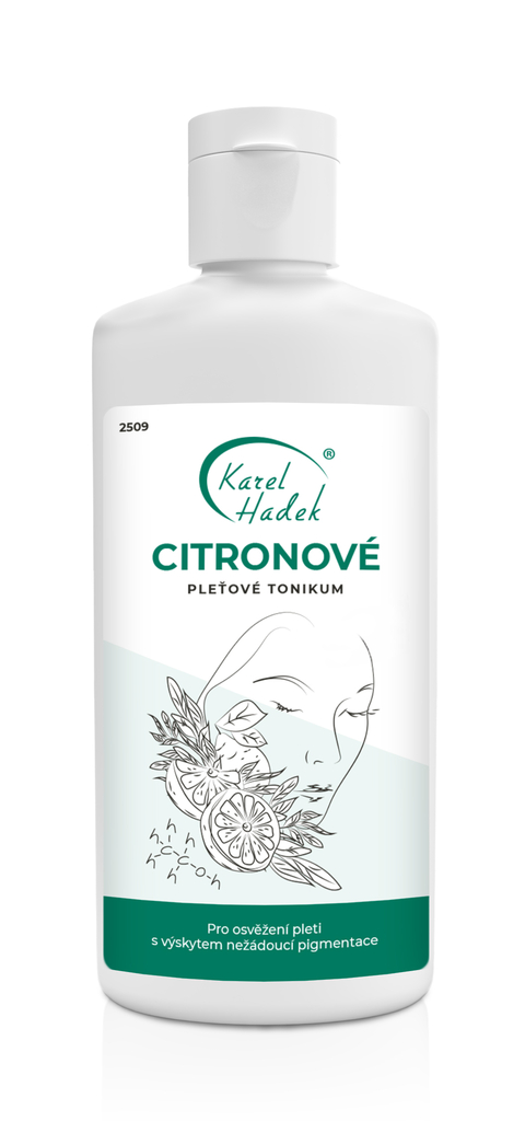 Pleťové tonikum CITRONOVÉ - 200 ml