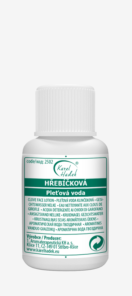 Pleťová voda HŘEBÍČKOVÁ - 20 ml