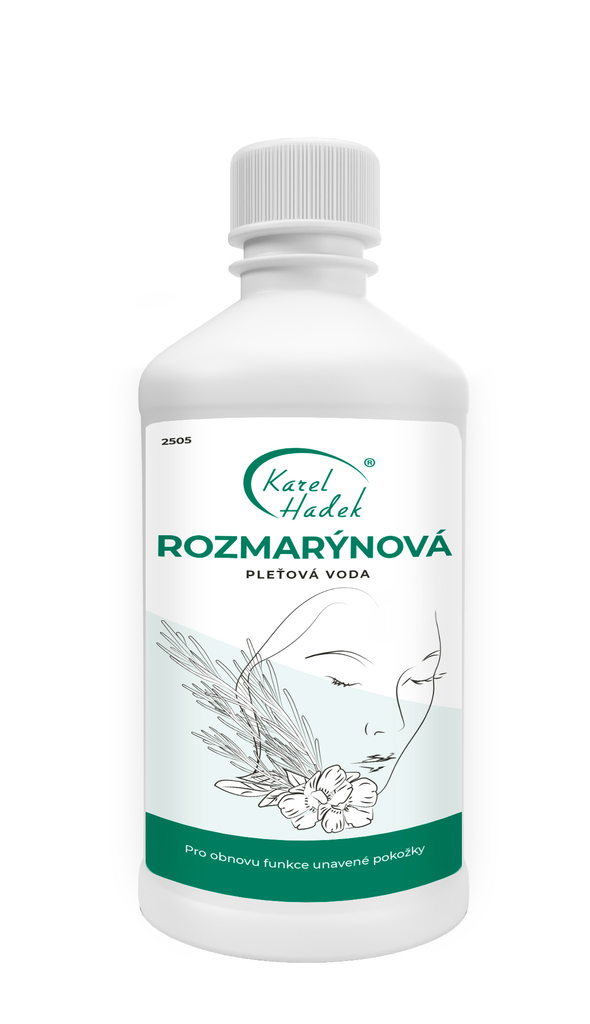Pleťová voda ROZMARÝNOVÁ - 500 ml