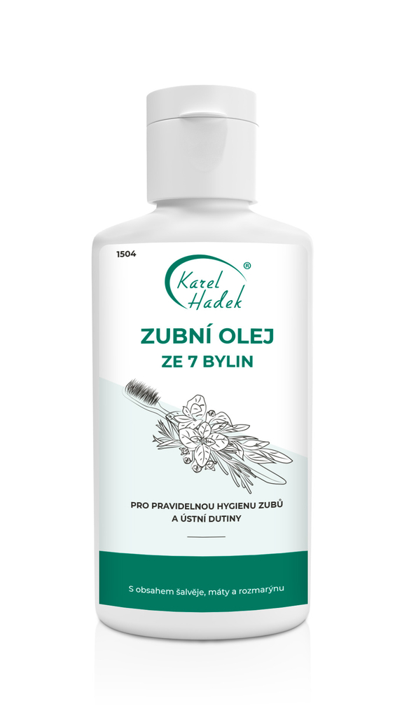 ZUBNÍ OLEJ ze 7 bylin - 100 ml
